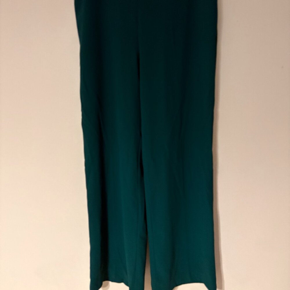 Zara Dark Green Wide Leg Trousers — XXL - #11